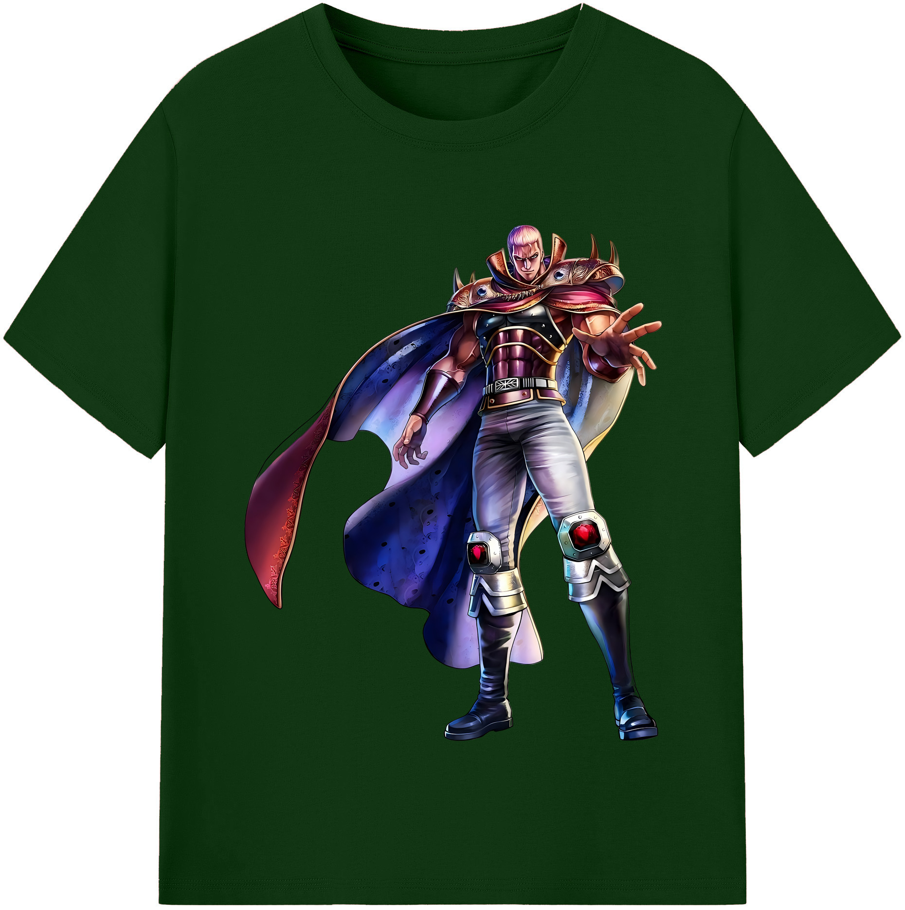 （画像用） 北斗の拳 Fist of the North Star 綿100％半袖Tシャツ（フロントプリント）